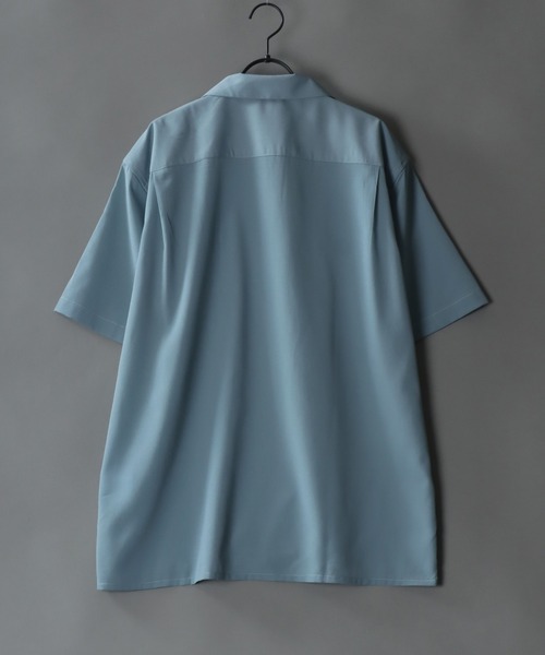 トップス drape design open collar shirt 楽天市場】GARDEN TOKYO YOKE/ヨーク/LANDSCAPE PRINTED OPEN