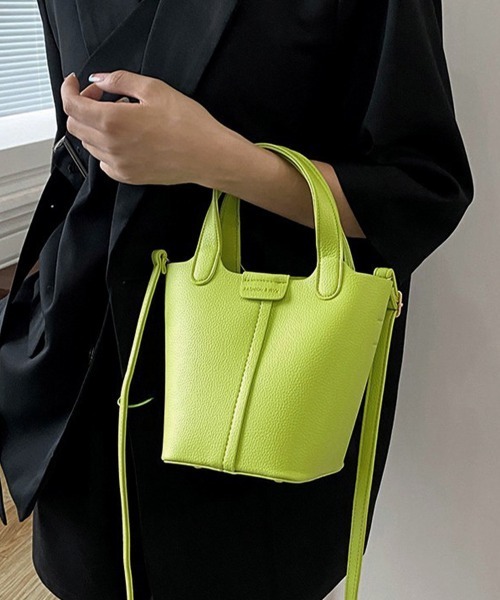 本革♪プチプラ♪レザー ハンドバッグ バケツバッグ Small miniministore ハンドバッグ バケツ型 PUレザー 春夏 : ZOZOTOWN
