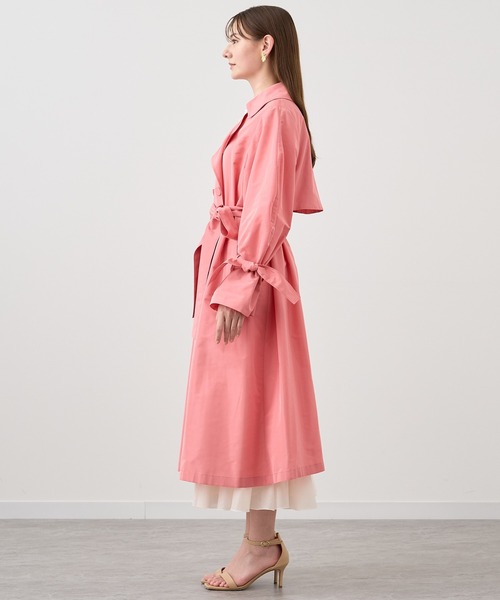 ANAYI トレンチコート コート シャイニータフタドレストレンチ