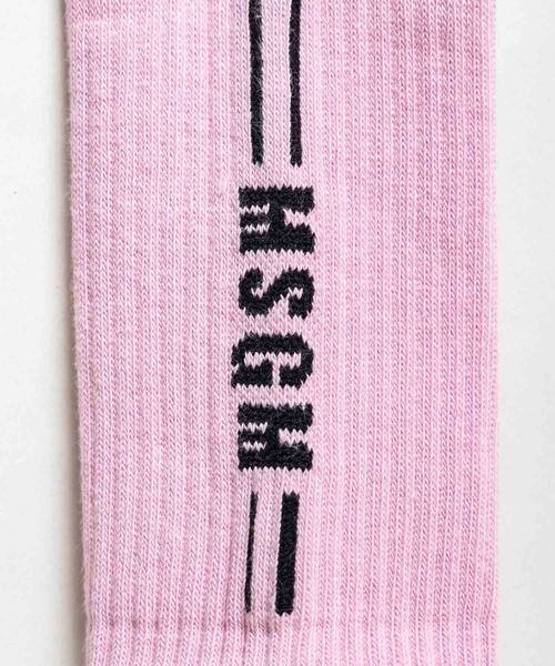 MSGM（エムエスジーエム） 靴下 Kids ＆ Junior ブランドロゴソックス