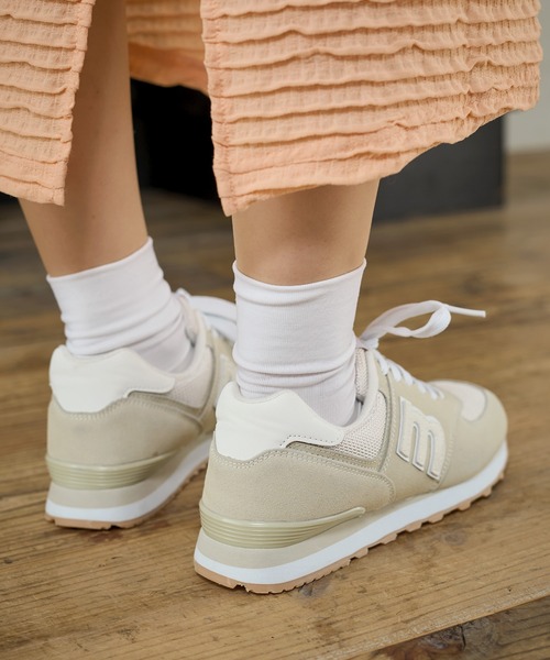 スニーカー moz(モズ) mロゴ レースアップスニーカー レディース | moz | 15