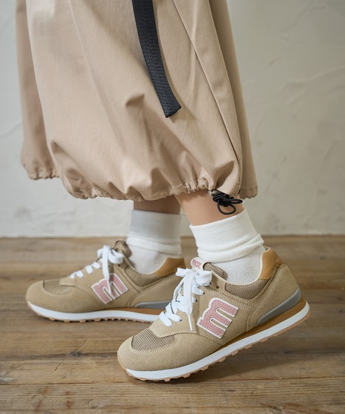 スニーカー moz(モズ) mロゴ レースアップスニーカー レディース | moz | 16