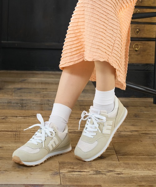 スニーカー moz(モズ) mロゴ レースアップスニーカー レディース | moz | 14