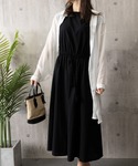 ワンピース リネン風ワンピース レディース 春夏半袖の詳細画像4