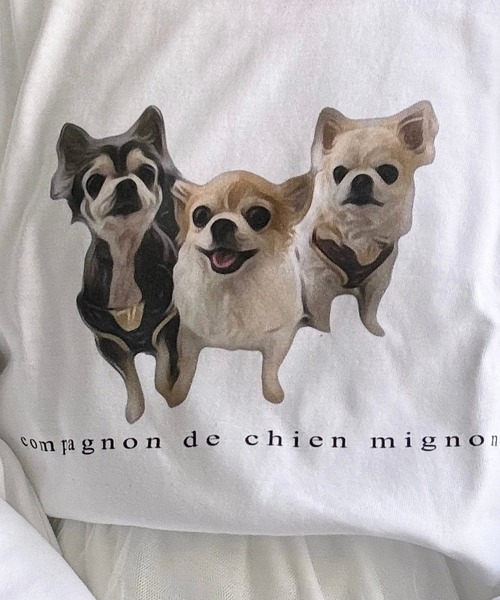 tシャツ DOGプリントTシャツ レディース : ZOZOTOWN Yahoo!店 - 通販