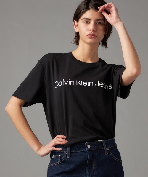 【 】CK Jeans ショートスリーブTシャツ★送料無料★ Calvin Klein tシャツ 「ユニセックス」ショートスリーブ