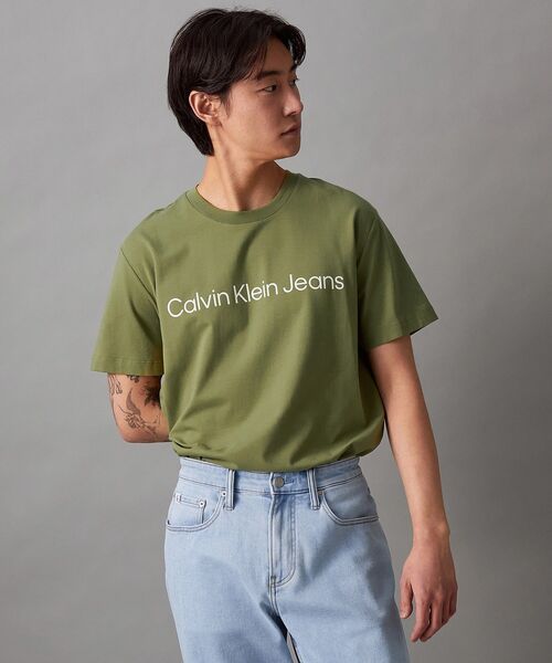 【 】CK Jeans ショートスリーブTシャツ★送料無料★ Calvin Klein tシャツ 「ユニセックス」ショートスリーブ