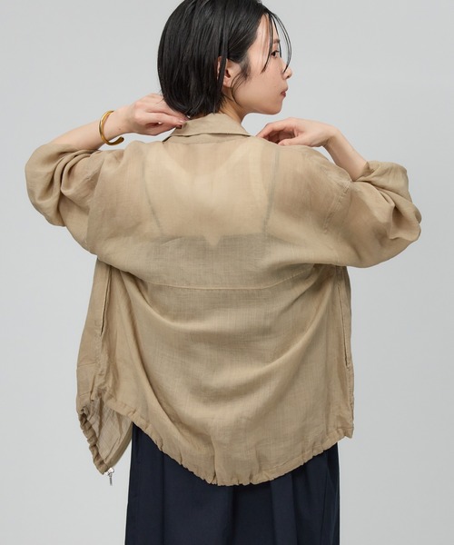 BABYLONE ブルゾン アウター ラミーシアージップブルゾン