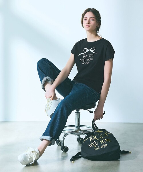 TOCCA tシャツ Tシャツ DANCING RIBBON レディース : ZOZOTOWN Yahoo 