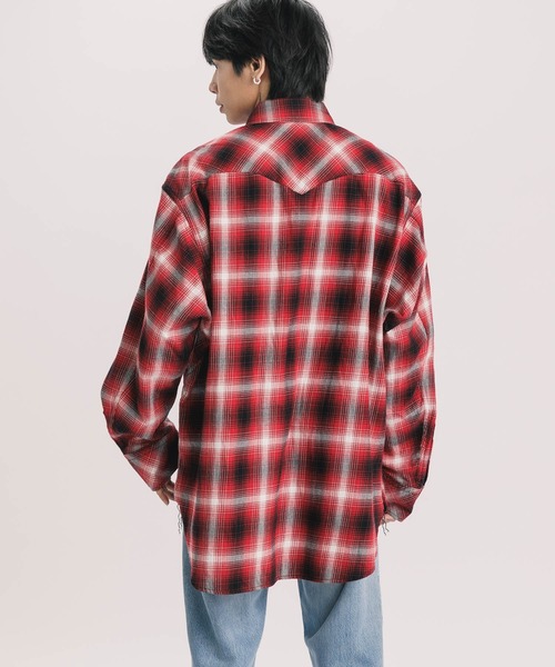 TAKAHIROMIYASHITA The Soloist. ウェスタンシャツ TAKAHIROMIYASHITATheSoloist. (ソロイスト) back gusset sleeve