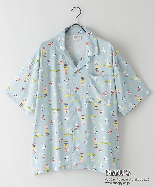 PEANUTS シャツ 半袖 「PEANUTS/ピーナッツ」オリジナルプリント