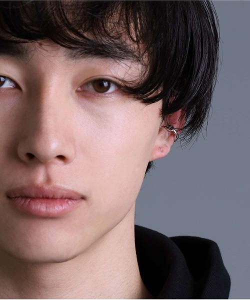 LION HEART イヤーカフ LH for Gift シルバーイヤーカフ/マリン