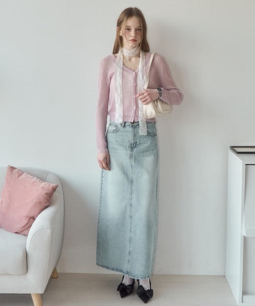 イギリス製 GRAB&MAC デニム ロングスカート デニムスカート