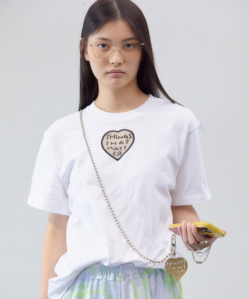 THINGS THAT MATTER tシャツ TONDABAYASHI RAN ×HEART T-SHIRT