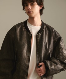 Revo. ma1 ma-1 ウォッシャブル シンセティックレザー パデッド