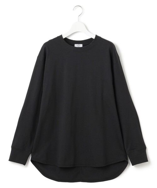tシャツ 「WOMEN」ラウンドヘム ロングスリーブTシャツ レディース