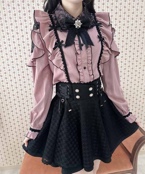 ロジータ ウエストレースアップチュールスカート ROJITA スカート ウエストレースアップチュールスカート