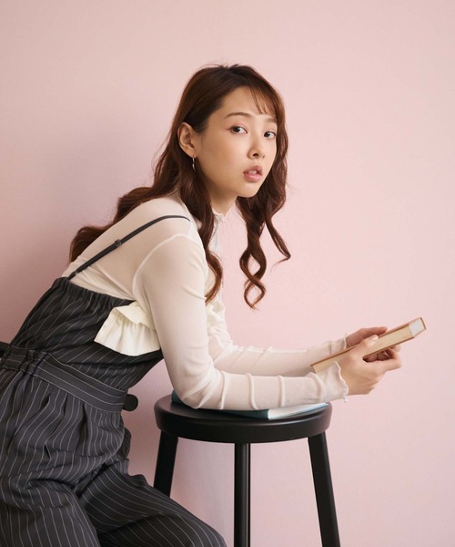 fifth tシャツ シアーハイネックプルオーバー レディース
