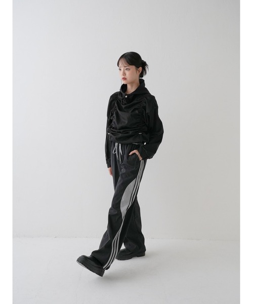 Uenui パンツ ユニーク ナイロン トラックパンツ レディース