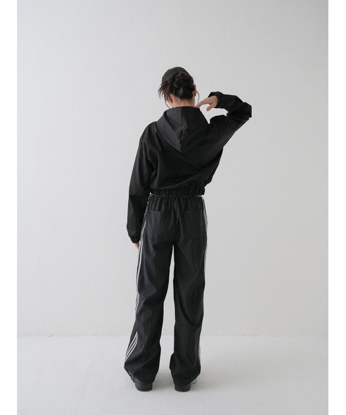 Uenui パンツ ユニーク ナイロン トラックパンツ レディース