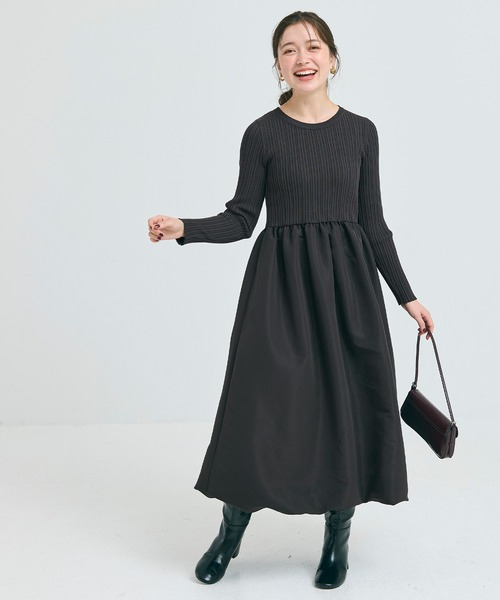 coca（コカ） ワンピース バルーンスカート ドッキングワンピース