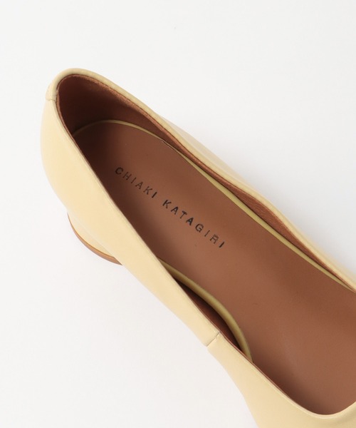 Chiaki Katagiri（チアキカタギリ） パンプス キッドレザー 丸ヒール