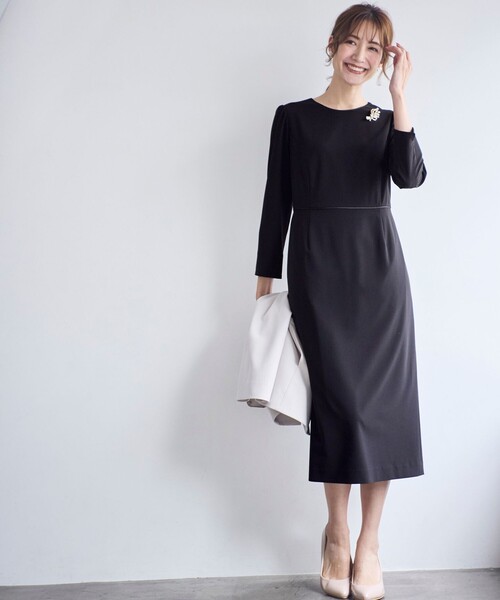 専用ワンピース セール】 重ね着 デザイン ダブル クロス ワンピース（セレモニー対応