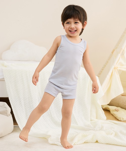 Combi mini 肌着 さらさらキープカラータンクトップ キッズ 子供
