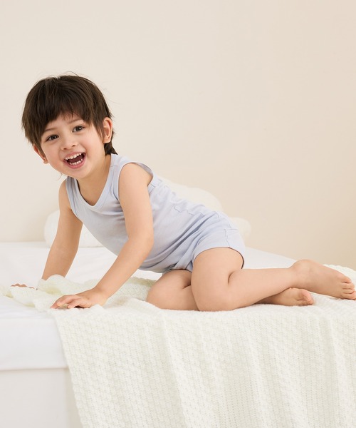 Combi mini 肌着 さらさらキープカラータンクトップ キッズ 子供