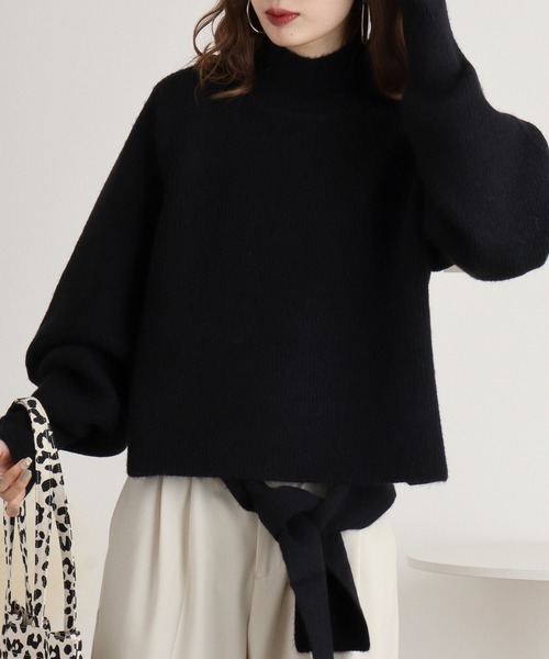 ニット セーター Eglantine ビッグリボンニット レディース