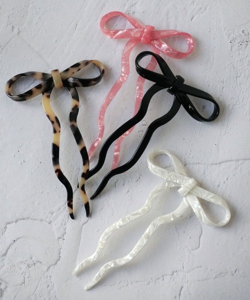 Dior アクリル かんざし Port（ポート） 「 」 リボン アクリル かんざし # : ZOZOTOWN Yahoo