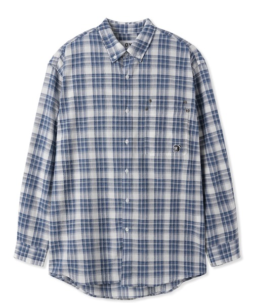 ブラウス シャツ 「OY/オーワイ」 DUAL POCKET CHECK SHIRT/デュアルポケットチェックシャツ レディース メンズ OY ブラウス シャツ 「OY/オーワイ」 DUAL POCKET CHECK SHIRT
