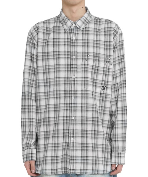 ブラウス シャツ 「OY/オーワイ」 DUAL POCKET CHECK SHIRT/デュアルポケットチェックシャツ レディース メンズ OY ブラウス シャツ 「OY/オーワイ」 DUAL POCKET CHECK SHIRT