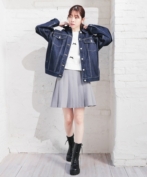 Honeys（ハニーズ） デニムジャケット gジャン ゆるGジャン