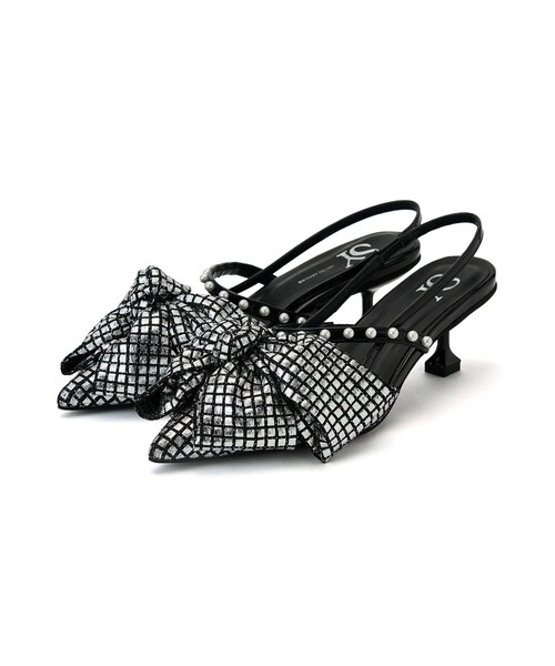 SY UNITED ARROWS ビッグリボンベルトバックベルト SY UNITED ARROWS パンプス 「SY」ビッグリボンベルトバック