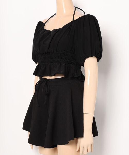 水着 DEFIANCE/ディファイアンス パフスリーブ ３点セット 水着 S25015 レディース