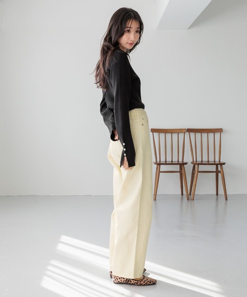 LOWRYS FARM バレエシューズ パンプス ベルトフラットシューズ 283805