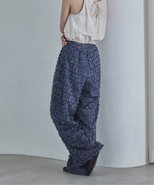 feepur（フェピュール） パンツ 「セットアップ可」フリンジタック