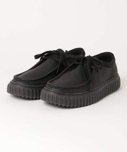 Clarks デッキシューズ Torhill Lo / トーヒルロー（ブラック