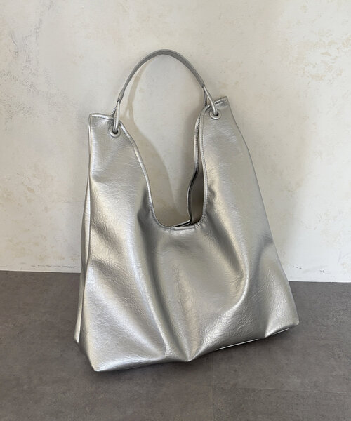 Thevon トートバッグ 2ポーチ付きワンハンドルバッグ レディース