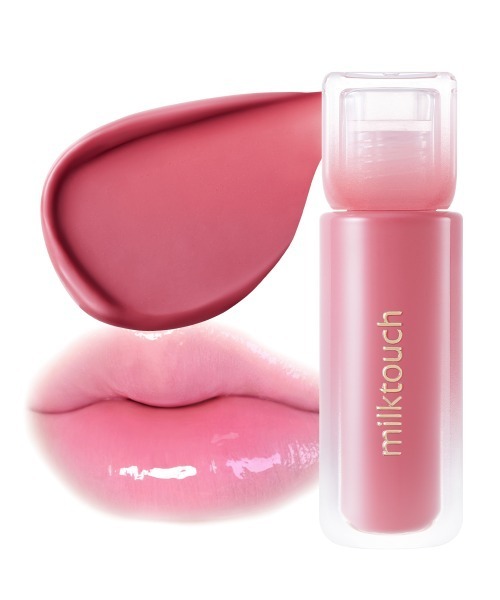 乳液・ミルク chapu MILK TOUCH 口紅 リップ ミルクタッチ 「NEW! #花雨グロス」デュー