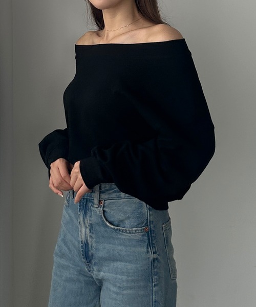 [Louere] тренировочный cut and sewn MEDIUM черный женский 