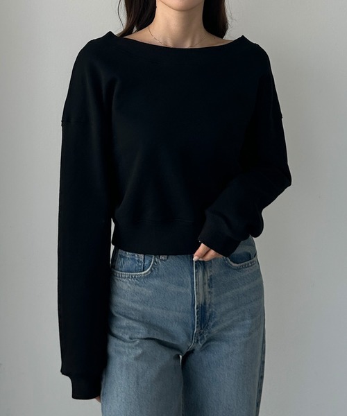 [Louere] тренировочный cut and sewn MEDIUM черный женский 
