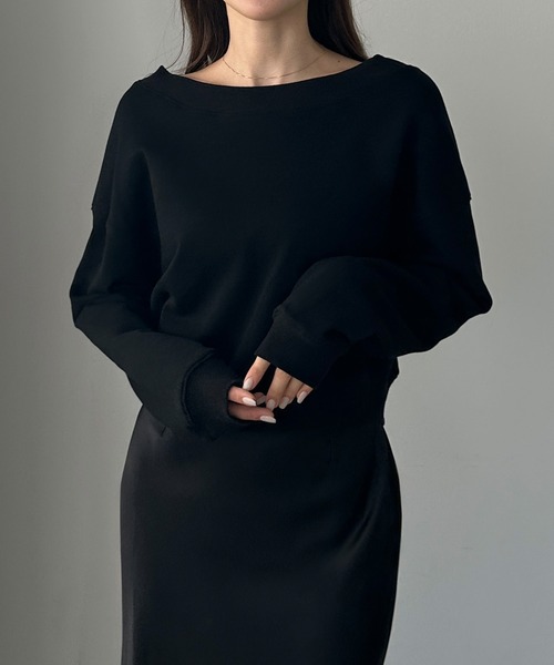 [Louere] тренировочный cut and sewn MEDIUM черный женский 