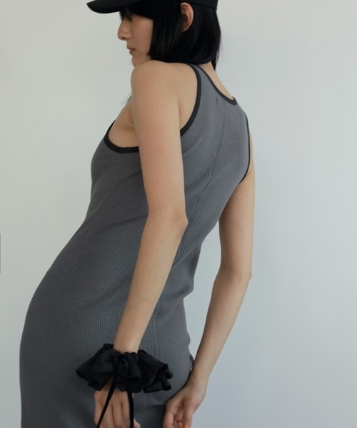 anuke ワンピース Bicolor Rib Onepiece : ZOZOTOWN Yahoo!店