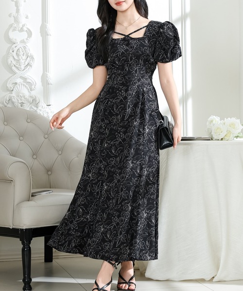 Lace Ladies（レースレディース） ワンピース ボタニカル プリント