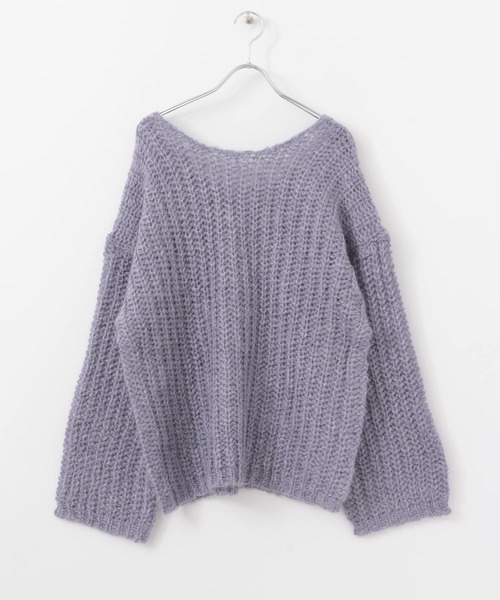 「KBF」 長袖ニット ONE グリーン レディース_画像8