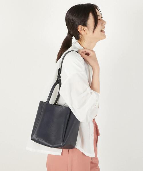 MELROSE claire（メルローズクレール） トートバッグ 小さめ 「持ち方