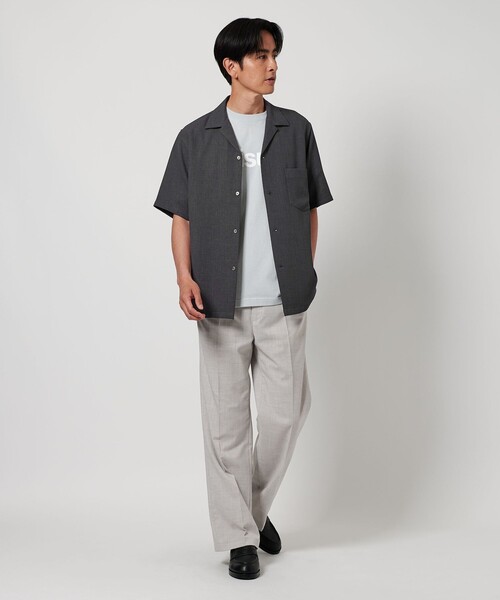 BEAUTY＆YOUTH UNITED ARROWS シャツ グリッティ オープンカラー