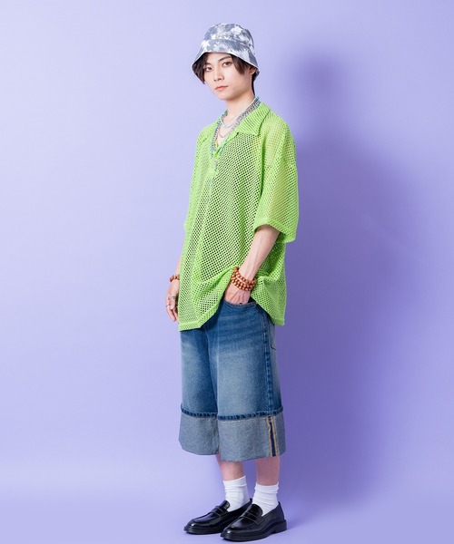 帽子 ハット an meets zakka タイダイ柄ポリバケットハット レディース